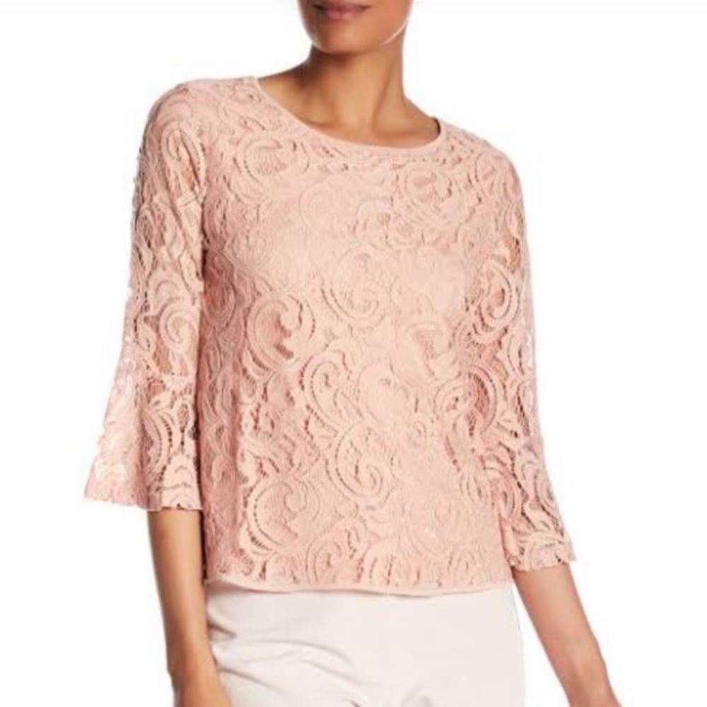Adrianna Papell 3/4-length lace top